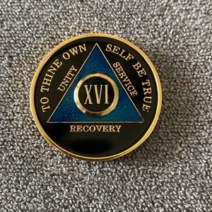 AA 16 year medallion